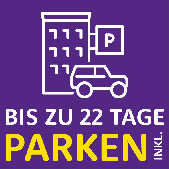 Logo bis zu 22 Tage Parken inklusive